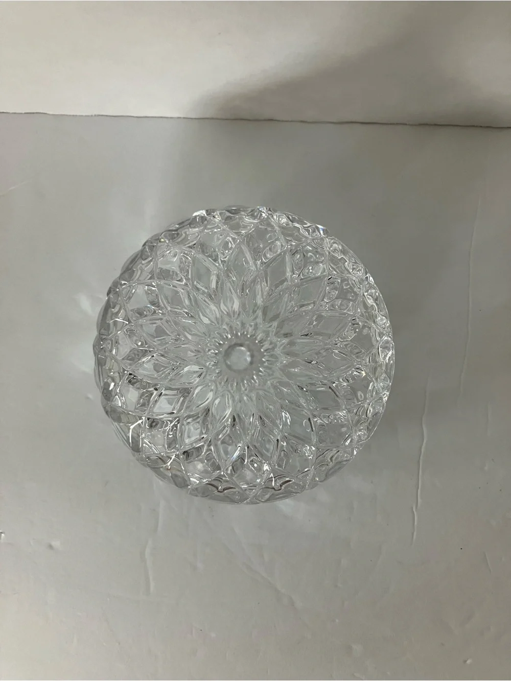 Clear Crystal Glass Lidded Candy Dish - Elegant Serveware